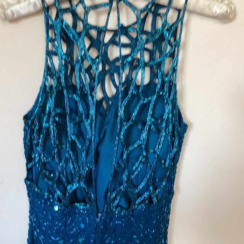 Sequin prom / wedding formal  gown by Scala - Picture 4 of 12